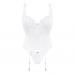 Obsessive Amor Blanco corset, biela, S/M