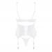 Obsessive Amor Blanco corset, biela, L/XL