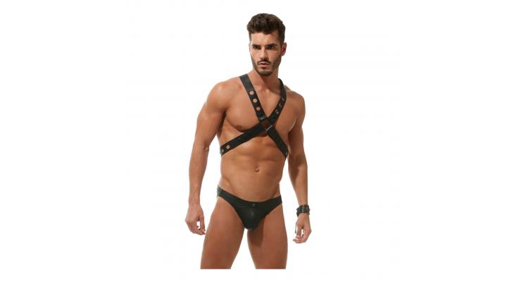 GREGG HOMME CHARNEL Chest Harness, čierna, L